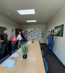 Dutch Agriculture students visit Wisconsin Farm